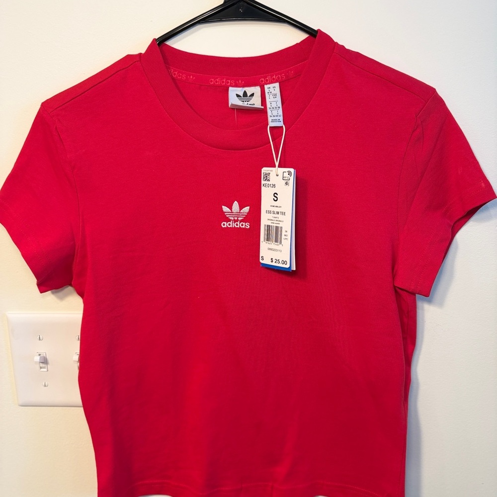 Adidas Scarlet Tee with Logo